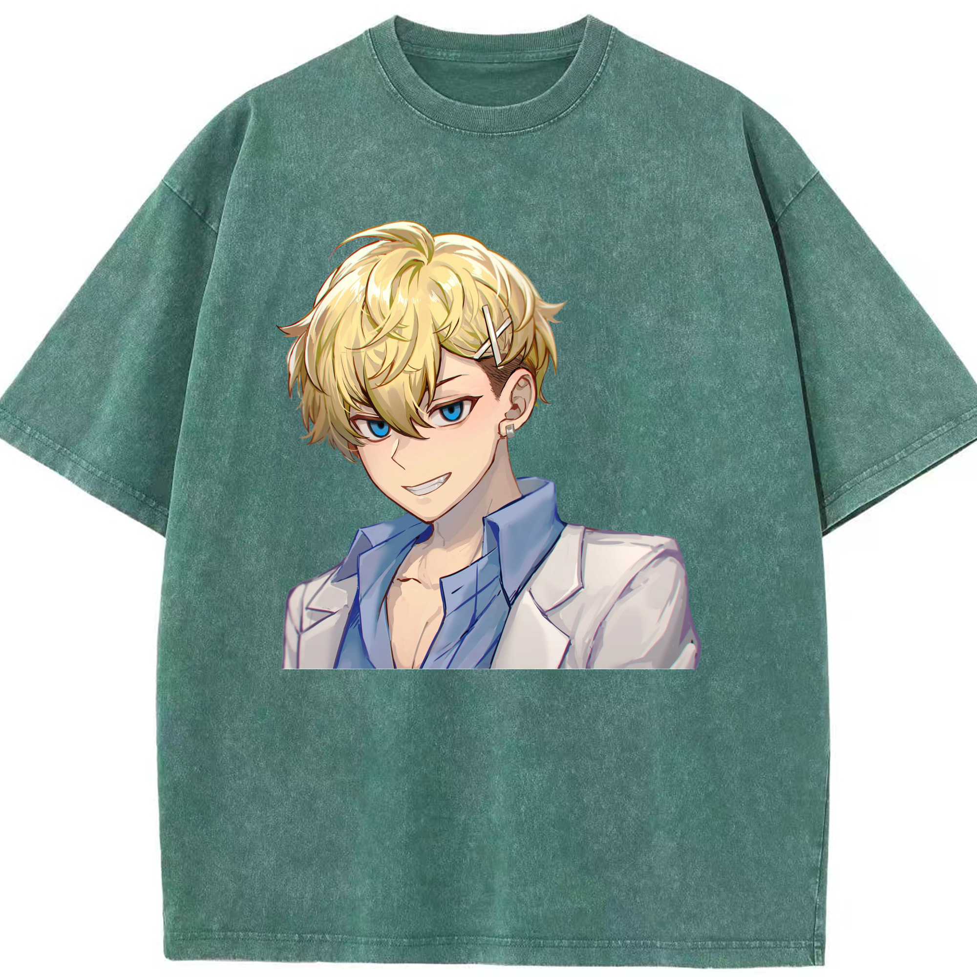 （画像用） 東京リベンジャーズ Tokyo Revengers 綿100% ヴィンテージ風 半袖Tシャツ（フロントプリント）